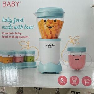 Nutribullet Baby Food Maker - Blue and White